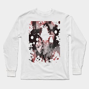 Splatter Red Long Sleeve T-Shirt